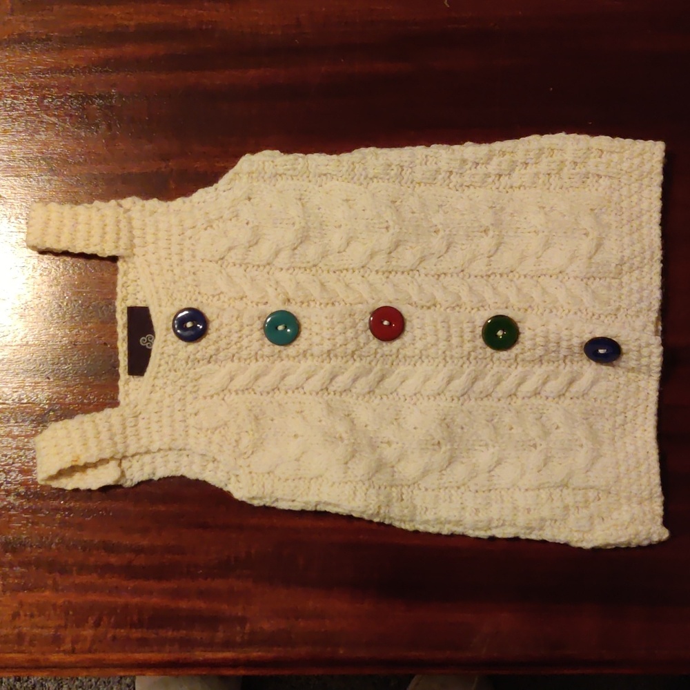 Aran Wool Baby/Toddler Dress